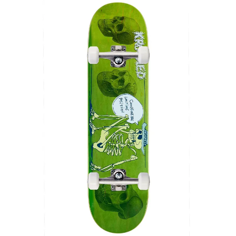 Krooked Worrest Waiting Position Skateboard Complete - Green - 8.25"