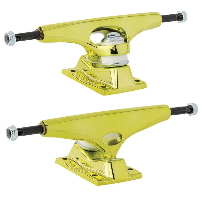 Krux K5 Hollow Krome Green DLK Standard Skateboard Trucks