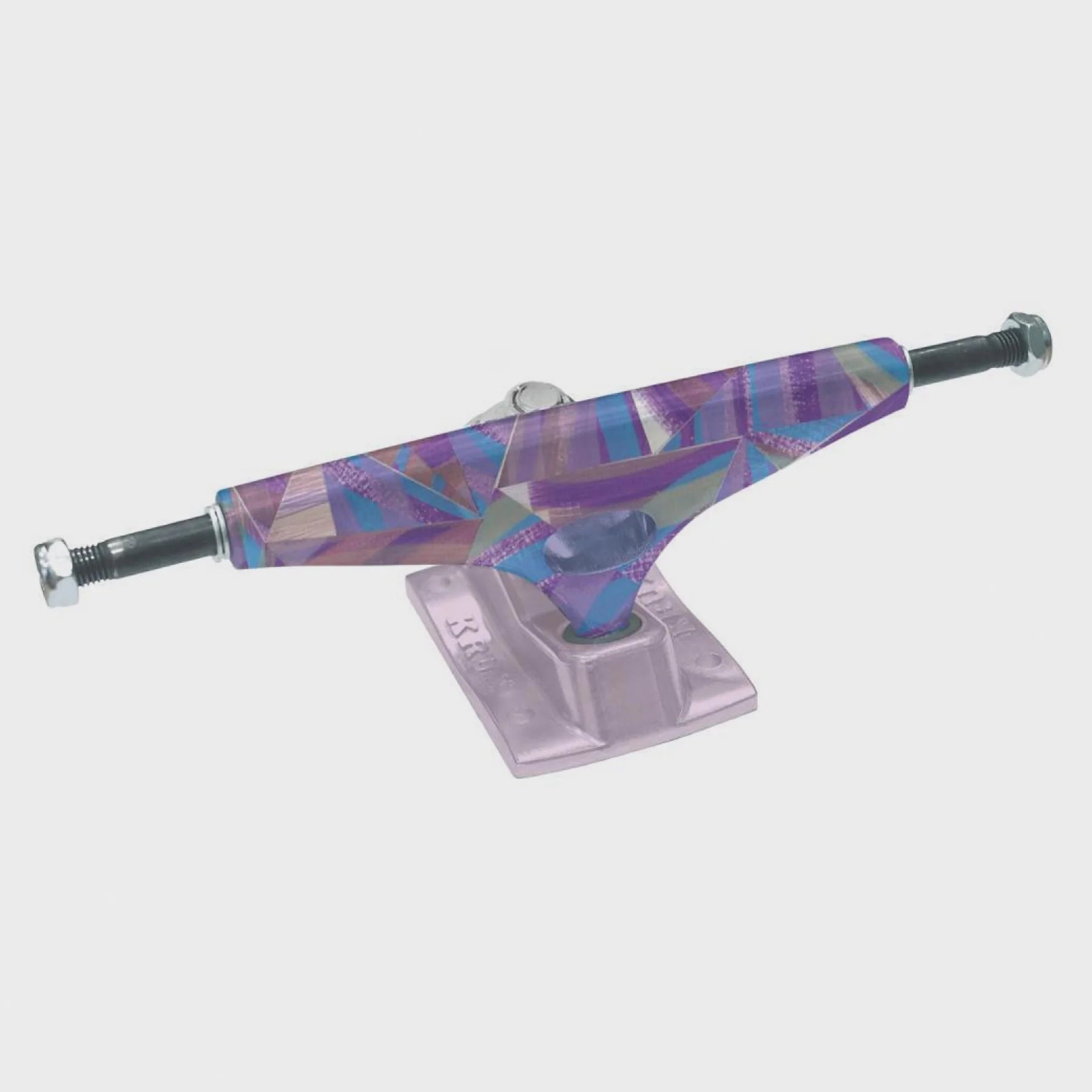 Krux Trucks - (Single) 8.0 K5 Nora Vasconcellos Triangle Standard Skateboard Truck - Purple