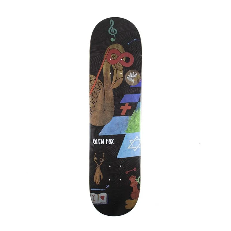 Magenta Glen Fox Zoo Serie Board Skateboard Deck - 8.25"