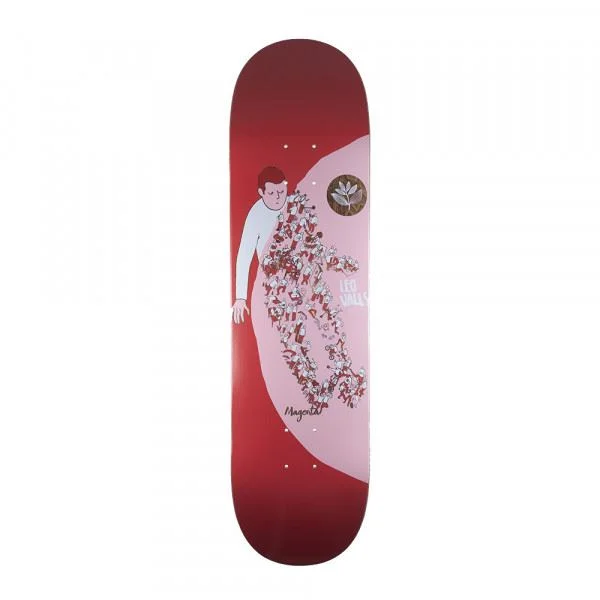 Magenta Leo Valls Extravision Skateboard Deck - 8.25"