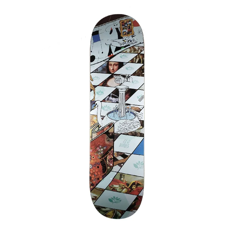 Magenta Leo Valls Museum Series Skateboard Deck - 8.25"