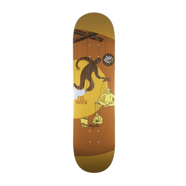 Magenta Vivien Feil Extravision Skateboard Deck - 8.25"