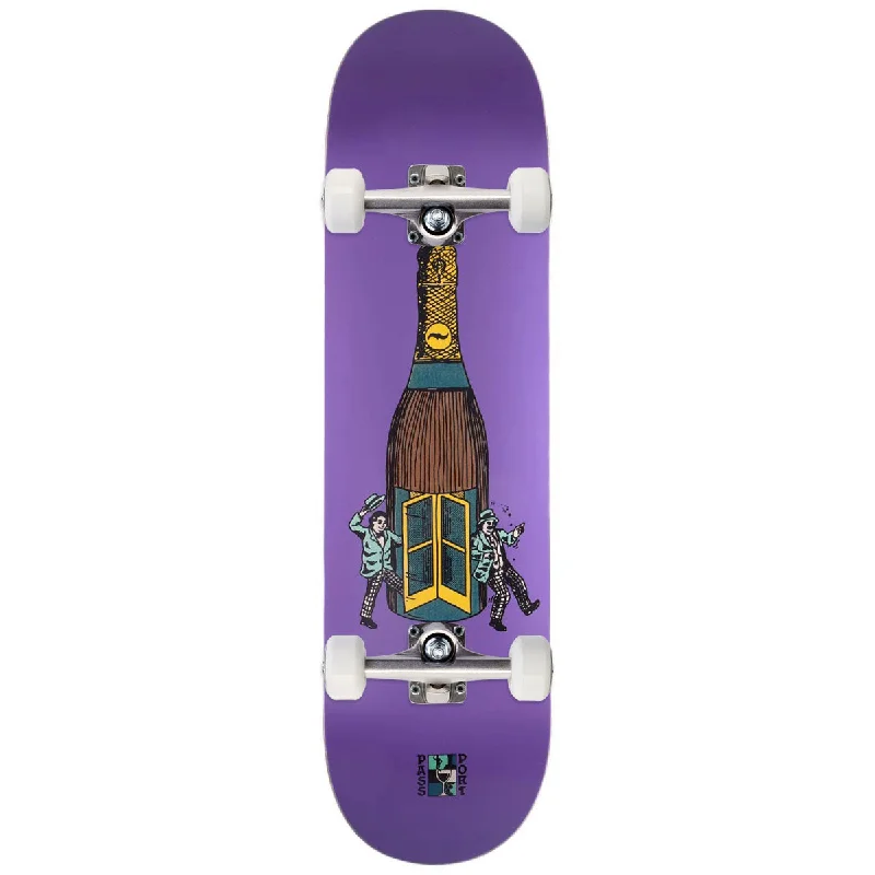 Passport Wine Em & Dine Em Always Open Skateboard Complete - 8.38"