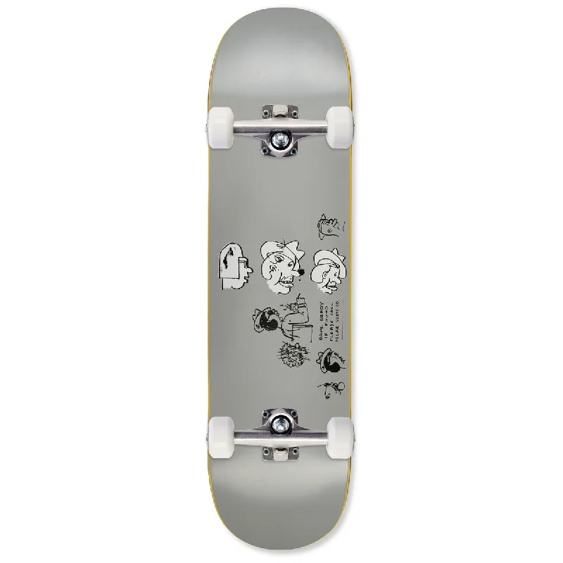 Polar Dane Brady Mia Skateboard Complete - Grey - 8.75"