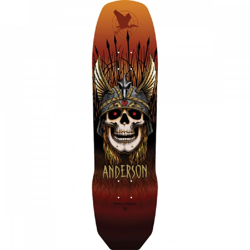 Powell Peralta Anderson Heron Skull 8.45" Rust Skateboard Deck