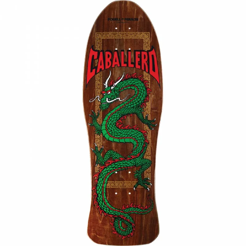 Powell Peralta Chinese Dragon 10" Brown Stain Skateboard Deck