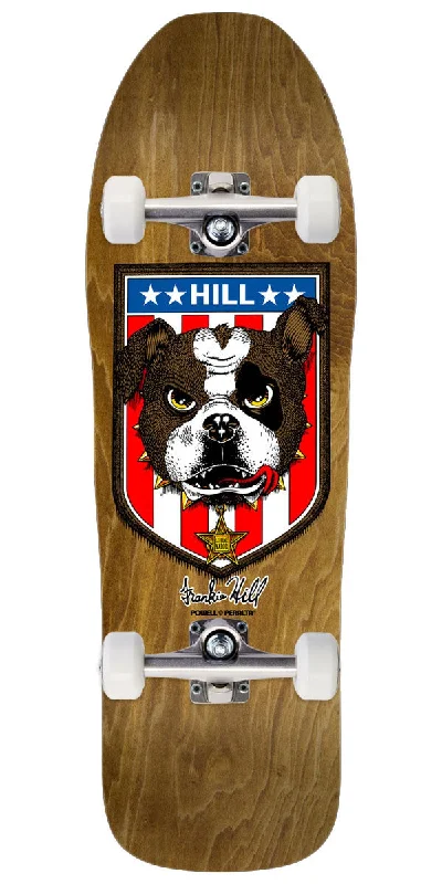 Powell-Peralta Frankie Hill Bull Dog 11 Skateboard Complete - Brown Stain - 10.00"