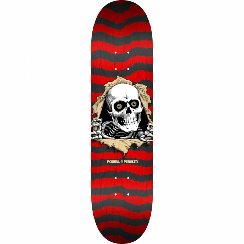 Powell Peralta Ripper 8.0" Red/Black/Natural Skateboard Deck