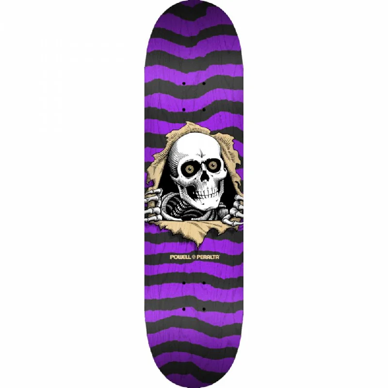 Powell Peralta Ripper 9.0" Natural/Purple Skateboard Deck