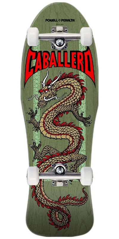 Powell-Peralta Steve Caballero Chinese Dragon 21 Skateboard Complete - Sage Green - 10.00"