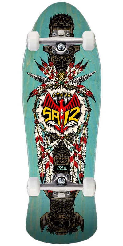 Powell-Peralta Steve Saiz Totem 04 Skateboard Complete - Blue Stain - 10.00"