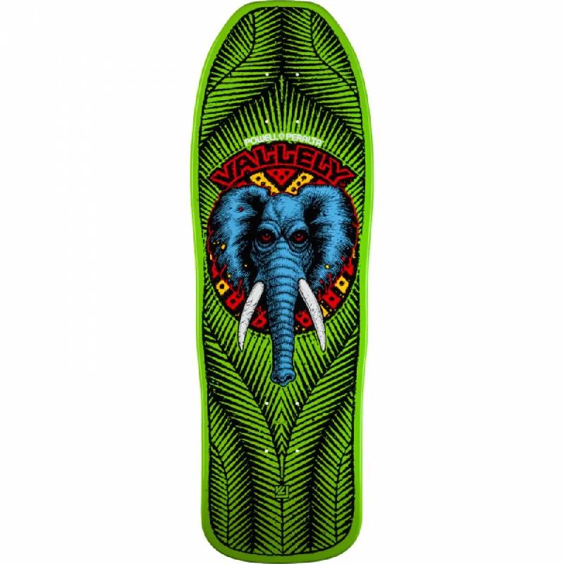 Powell Peralta Vallely Elephant 10" Lime Skateboard Deck