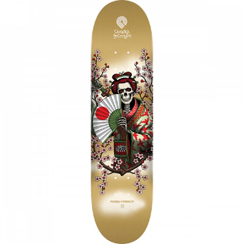 Powell Peralta Yosozumi Samurai 8.25" Gold Skateboard Deck