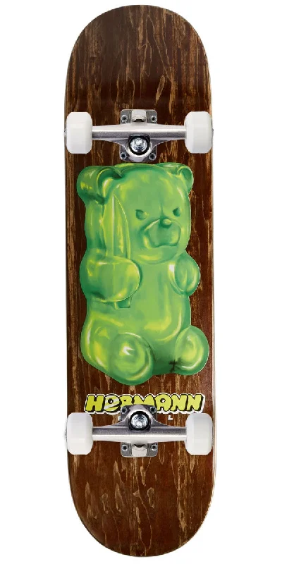 Real Hermann Fun Bear Skateboard Complete - 8.25"