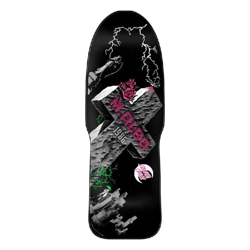 Santa Cruz Reissue Deck Malba Tombstone Skateboard Deck - 10.24"