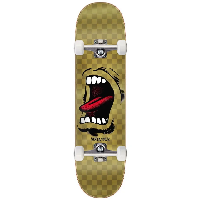 Santa Cruz Screaming Mouth 7 Ply Birch Skateboard Complete - 8.00"