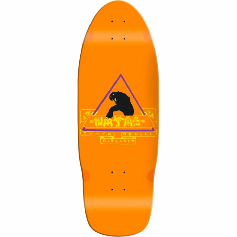 Santa Monica Airlines Natas 10" Orange Skateboard Deck