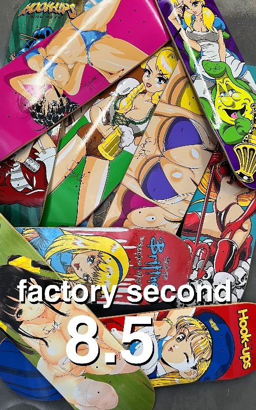 SIGNED factory second RANDOM GRAPHIC- 8.5 X 32.25