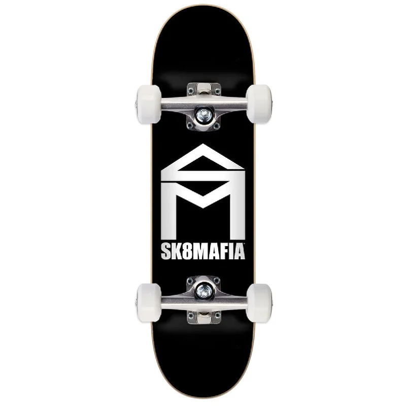 Sk8 Mafia House Logo Micro Skateboard Complete - Black - 6.00"