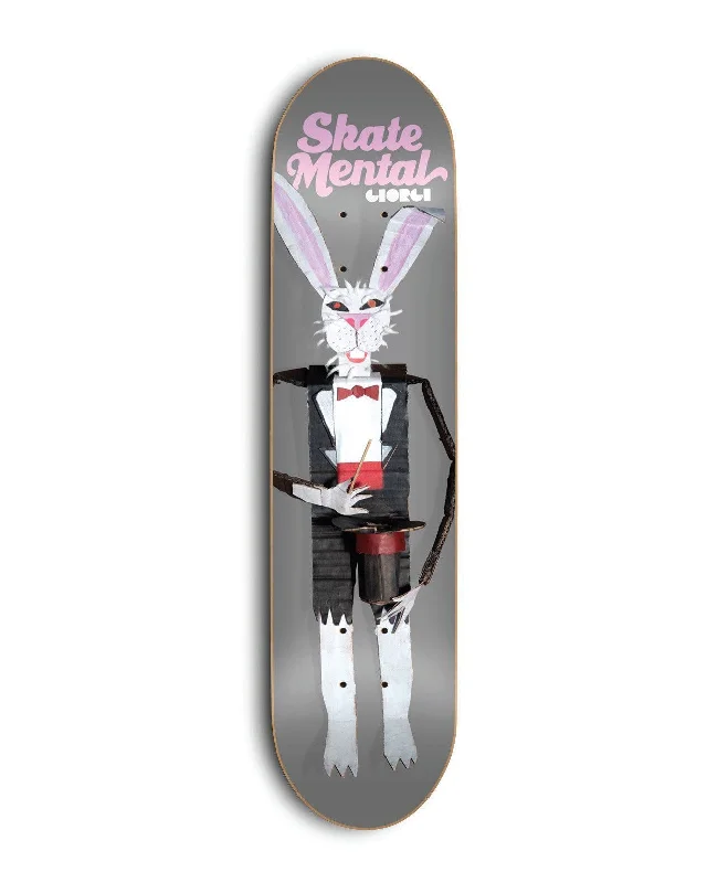 Skate Mental Giorgi Rabbit Doll Pink Skateboard Deck - 8.25"