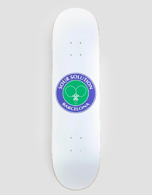 Sour Social Club White Skateboard Deck - 8.25"