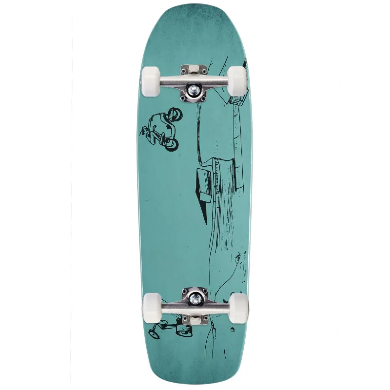 The Heated Wheel Freeriders Skateboard Complete - 9.50"