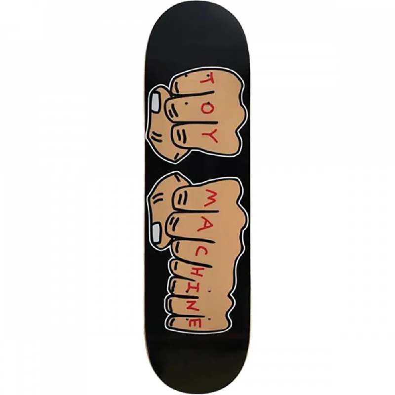 Toy Machine Fists #2 8.0" Black Skateboard Deck