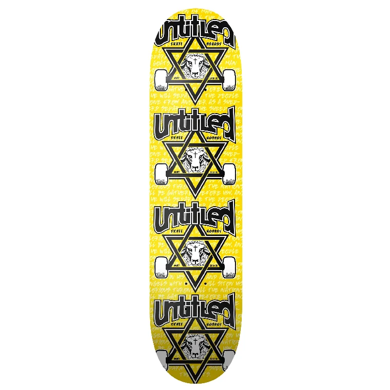 Untitled "Skate Sheep" Yellow Board