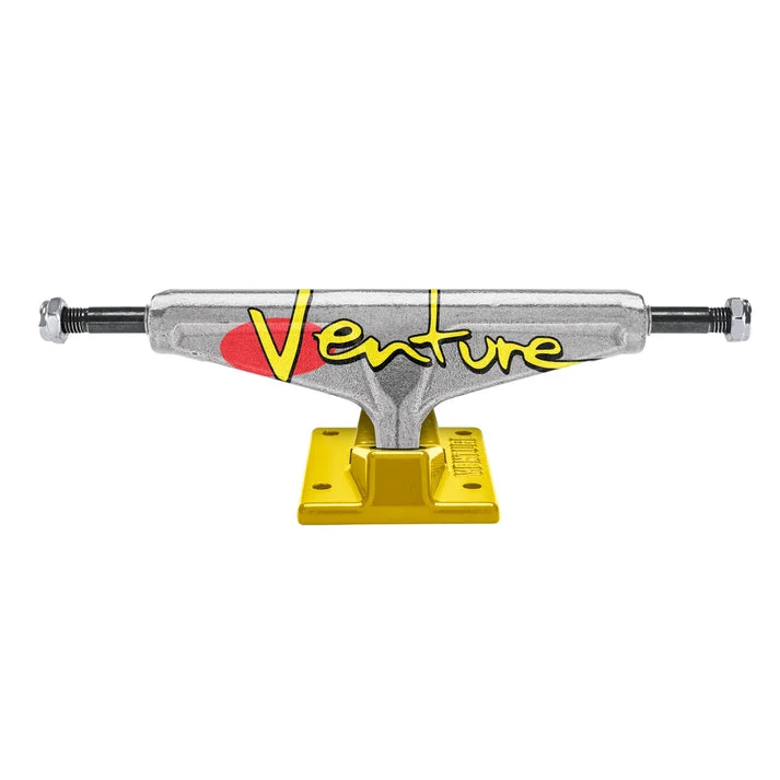 VENTURE 5.6 '92 FULL BLEED POLISHED/YELLOW TRUCK - Set of 2