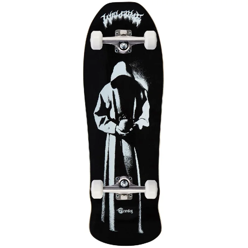 Welcome Contemplation On An Early Grab Skateboard Complete - Black - 10.00"