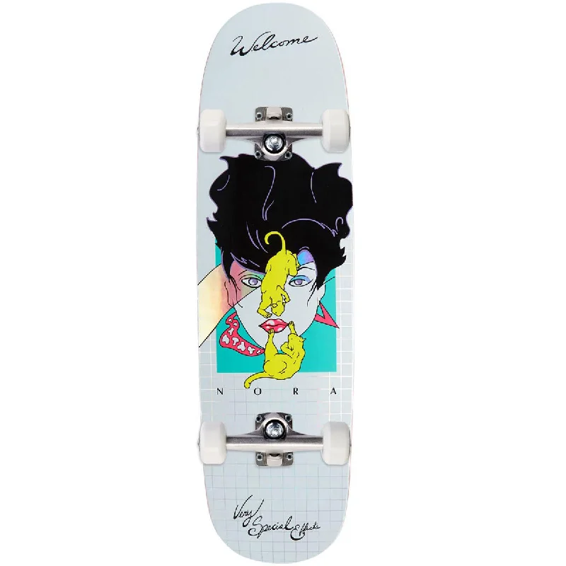 Welcome Special Effects On A Sphynx Skateboard Complete - White/Prism Foil - 8.80"