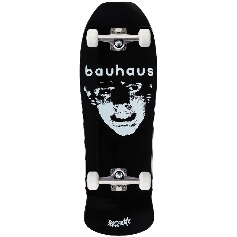 Welcome x Bauhaus Mask On An Early Grab Skateboard Complete - Black Dip - 10.00"