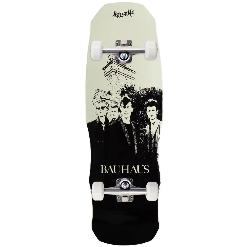 Welcome x Bauhaus Portrait On A Dark Lord Skateboard Complete - Bone - 9.85"